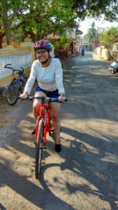 My bicycle ride in Goa