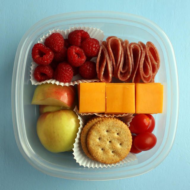 Fill your snack box with healthy stuffs.