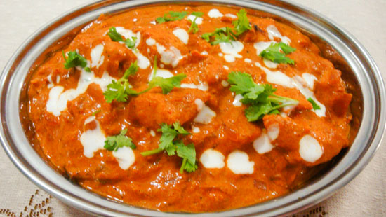 The delicious Butter Chicken