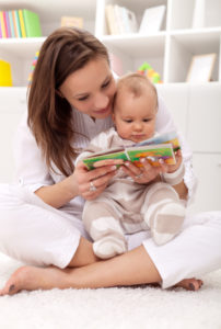 Mum Enjoys Story time As Much As The Baby