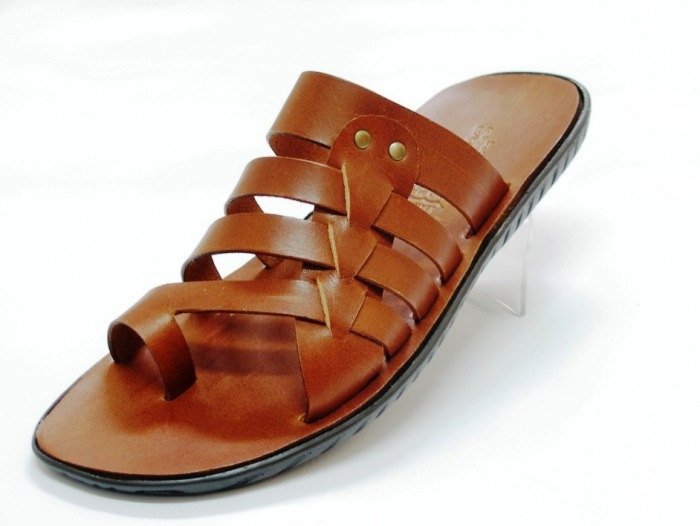 Leather sandals!