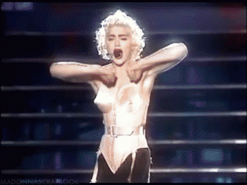 Madonna gave her cone-bra an iconic status