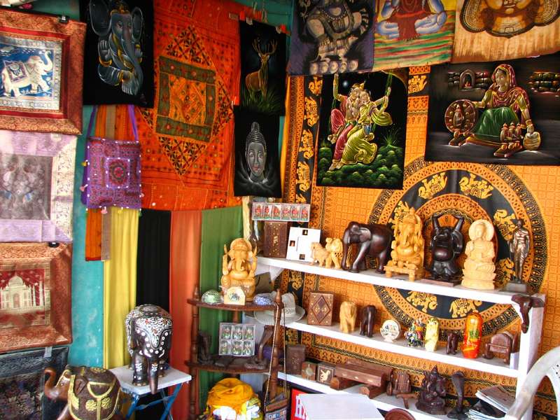 A stunning variety of handicrafts is available