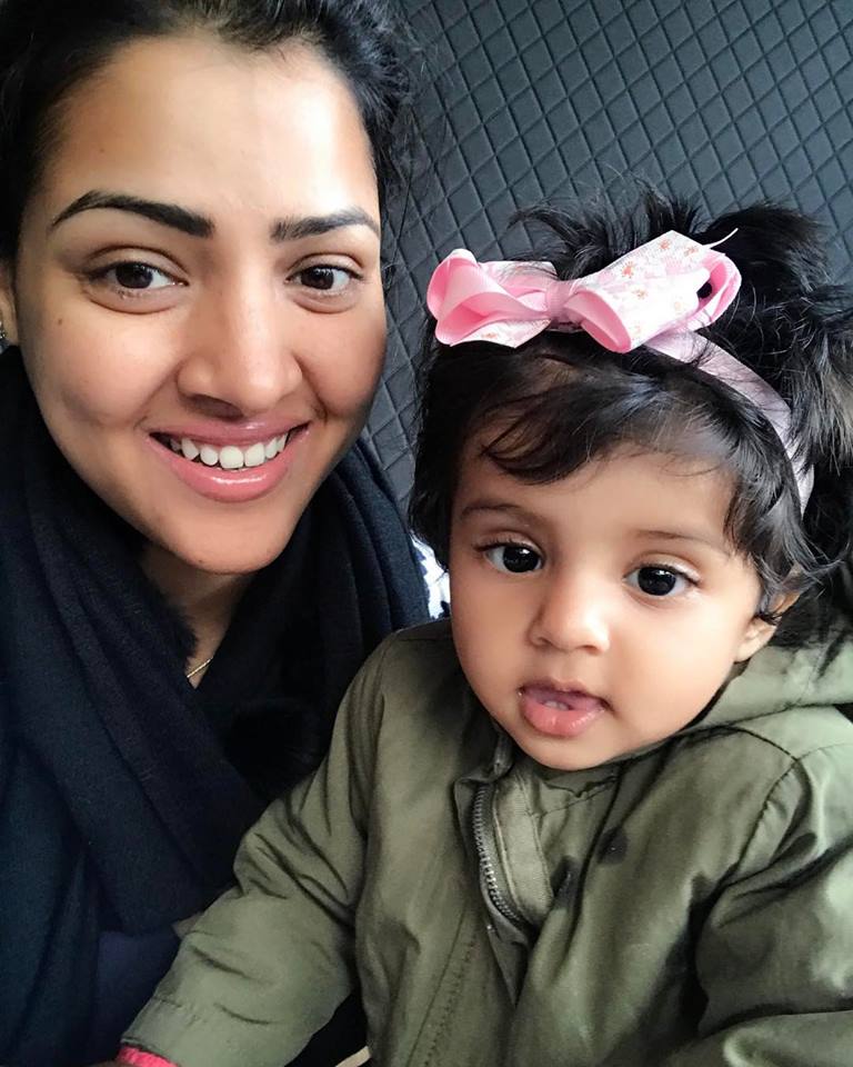 Priyanka with her daughter Gracia