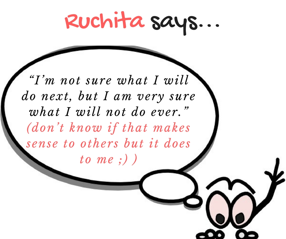 Ruchita says