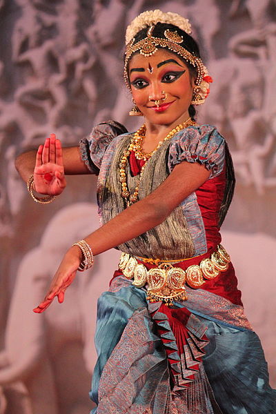 Beautiful expressions of a dancer