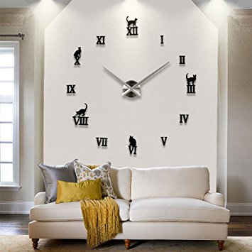Clock themed wall