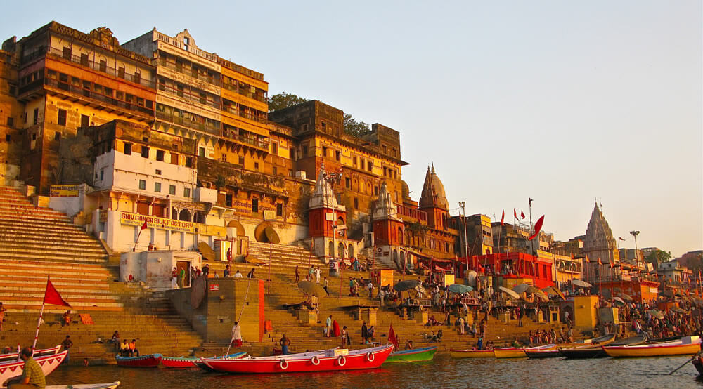 The developing city of Varanasi