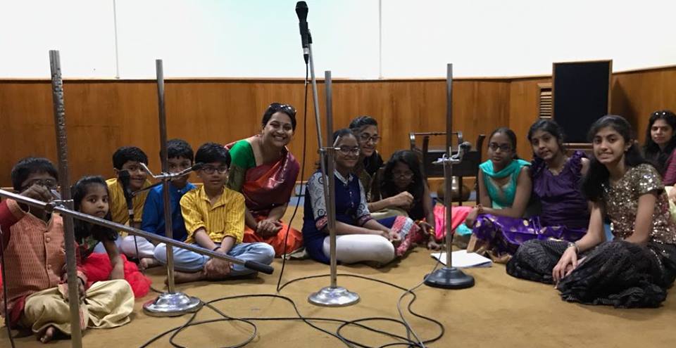 Divyaa Doraiswamy is a proud teacher whose students recorded shlokas at All India Radio, Bengaluru