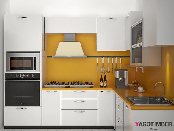 Modular kitchens are an excellent way for storage.