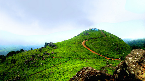 Ponmudi-known for lush green sloping hills