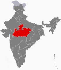 Madhya Pradesh on the map