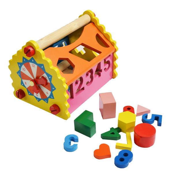 Kids can play with numbers, alphabets and also learn time