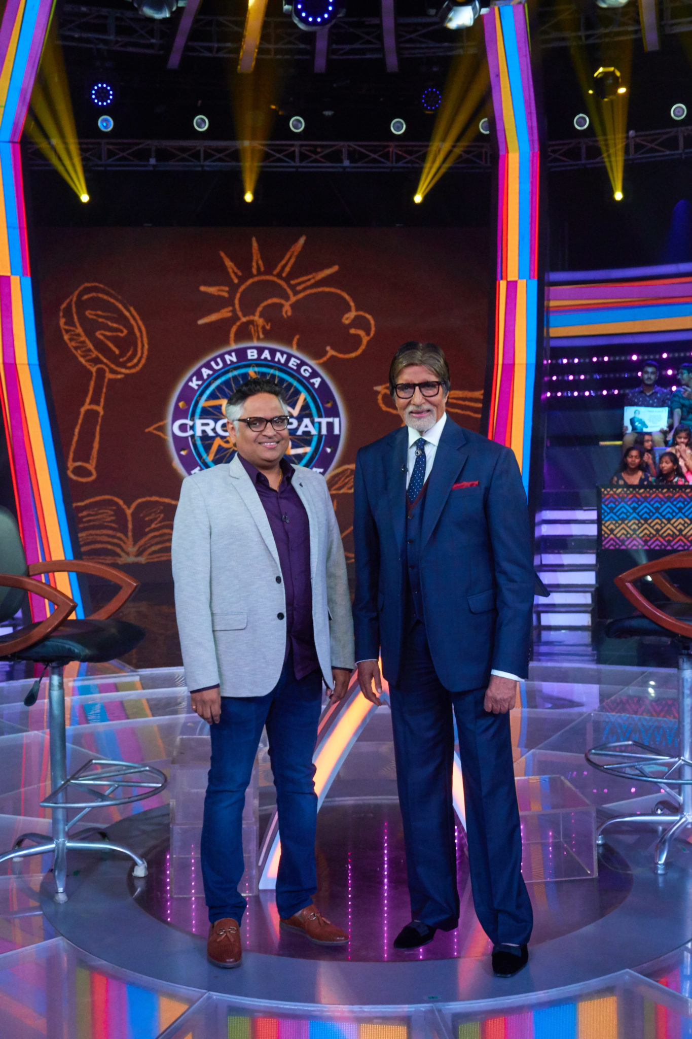 Shamir Tandon with Mr Amitabh Bachchan